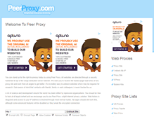 Tablet Screenshot of peerproxy.com